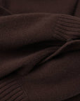 Pull drapé Cacao