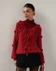 Basic Red Turtleneck