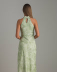 Green Halter Dress
