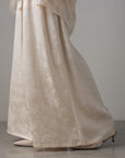 Palazzohose aus Jacquard-Seide