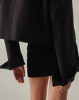 Blazer corto nero