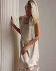 Asymmetrical Cream Dress