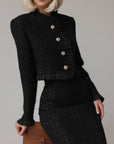 Completo in tweed con paillettes Timeless Elegance