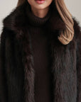 Strickpullover in Schokobraun
