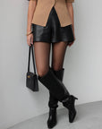 Top in maglia con bottoni