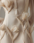 Transparentes Kleid Floral Elegance