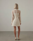 Transparentes Kleid Floral Elegance