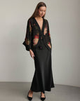 Midnight Bloom Kimono