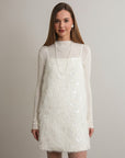Vestido corto Frost Feather