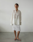 Oversized Linen Blouse