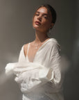 Oversized Linen Blouse