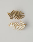 Boucles d'oreilles Feuille de palmier
