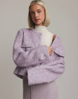Lilac Cloud Bouclé Jacket