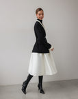 Giacca con rouches Black Swan