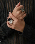 Pearl Cluster Ring