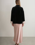 Noir Silk Charm Jacket