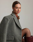Veste oversize style anglais