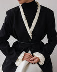 Giacca con rouches Black Swan