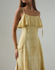 Goldenes Sommerkleid