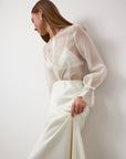 Blusa transparente Sheer Grace