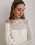 Vestido corto Frost Feather