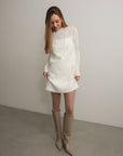 Vestido corto Frost Feather