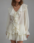 Cream Breeze Linen Set