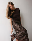 Top de punto Mocha Glow