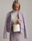 Lilac Cloud Bouclé Jacket