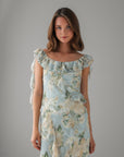 Floral Watercolor Dress