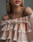 Romantic Ruffled Blouse - Maelle Paris
