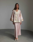 Abito sottoveste rosa antico