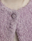 Lilac Cloud Bouclé Jacket