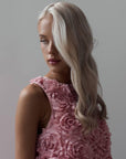 Floral Mini Dress - Pink Rose - Maelle Paris