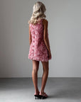 Floral Mini Dress - Pink Rose - Maelle Paris