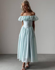 Ethereal Off-Shoulder Maxi Dress - Maelle Paris