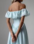Ethereal Off-Shoulder Maxi Dress - Maelle Paris