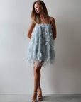 Elegant Floral Mini Dress - Maelle Paris