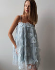 Elegant Floral Mini Dress - Maelle Paris