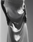 Elegant Chic White Midi Dress - Maelle Paris