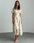 Floral Midi Dress - Maelle Paris