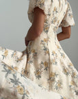 Floral Midi Dress - Maelle Paris