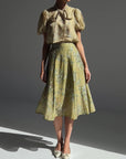 Elegant Floral Midi Suit - Maelle Paris