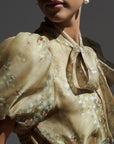 Elegant Floral Midi Suit - Maelle Paris