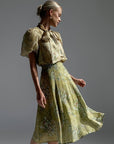 Elegant Floral Midi Suit - Maelle Paris