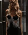 Stunning Black Evening Dress - Maelle Paris