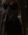 Stunning Black Evening Dress - Maelle Paris