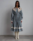 Vintage-Style Floral Dress - Maelle Paris