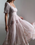 Elegantes Midikleid mit Blumendruck