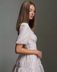 Elegantes Midikleid mit Blumendruck
